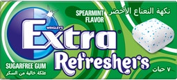 نكهة  EXTRA Refreshers النعناع الأخضر 7 حبات image