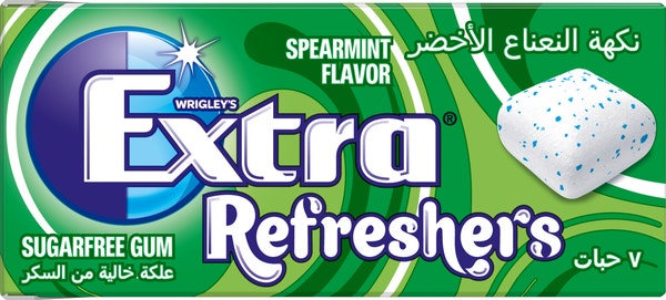 نكهة  EXTRA Refreshers النعناع الأخضر 7 حبات